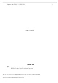 PSY 520 Topic 1,2,3,4,5,6&7 Latest Exercises with Complete Solutions: Grand Canyon University(Already Graded A)