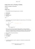 Berne and Levy Physiology 7th Edition Koeppen Test Bank