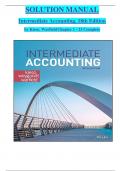 Solution Manual for Intermediate Accounting 18th Edition by Kieso, Weygandt and Warfield, ISBN: 9781119790976, All 23 Chapters Covered, Verified Latest Edition