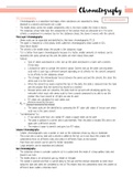 AQA A-Level Chemistry 3.16 Chromatography