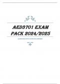 AED3701 EXAM PACK 2024/2025