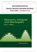 SOLUTIONS MANUAL  Measures, Integrals & Martingales 2nd edition.  By René Schilling       All 28 Chapters Covered 