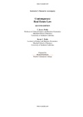 Contemporary Real Estate Law 2nd Edition Fields Test Bank