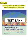 K  TEST BANK  Community and Public Health Nursing 10th Edition  by Rector & Stanley Chapter 1 to 30 Complete Guide