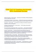 FDNY Cof F-07 Questions And Answers 100% Guaranteed Success.