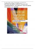 TEST BANK -MEDICAL-SURGICAL NURSING: CONCEPTS FOR INTERPROFESSIONAL COLLABORATIVE CARE 9TH EDITION BY IGNATAVICIUS WORKMAN