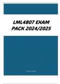 LML4807 EXAM PACK 2024/2025