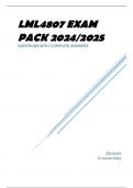 LML4807 EXAM PACK 2024/2025