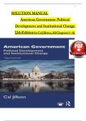 Instructor s manual for american government political development and institutional change 12th Edition by Cal Jillson.pdf