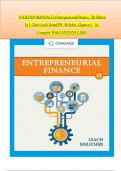 Solution manual for entrepreneurial finance 7th edition j chris leach.pdf