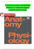 Test Bank For Anatomy and Physiology 2nd Edition by OpenStax All 28 Chapters Covered Completely ISBN:9781711494067 Newest Edition 2025 Instant Pdf Download