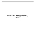 AED 3701 Assignment 1 2022