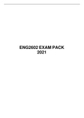 ENG 2602 EXAM PACK