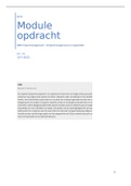 Moduleopdracht projectmanagement en organisatie (cijfer 8) NCOI