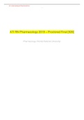 NSG 2107ati-rn-pharmacology-2019-proctored-final GRADED A