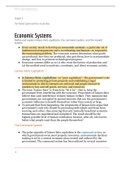 MicroEconomics Chapter 2: The Market System and the Circular flow