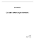 Verslag geweld in afhankelijkheidsrelaties, Cijfer: 8