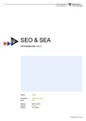 SEO en SEA Formatopdrachten 4 en 5 | CIJFER: 10!