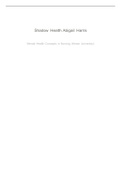 Abigail Harris - Complete Shadow Health Depression