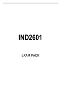 IND2601 EXAM PACK 2022