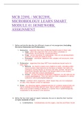 MCB 2289LMicrobiology Learn Smart Module 1 .