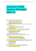 West Coast University MED SURG N491 BEST OF 2022 TEST PREP