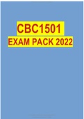 CBC1501 EXAM PACK 2022