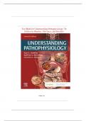 Test Bank for Understanding Pathophysiology 7th Edition by Huether, McCance, and Brashers | Complete Solution | Grade A+.