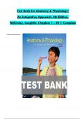 Test Bank - Anatomy and Physiology: An Integrative Approach, 4th edition by McKinley & Loughlin,  All 1-29 Chapters Covered ,Latest Edition ISBN: 978-1260265217,