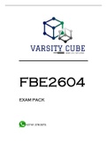 FBE2604 EXAM PACK 2022