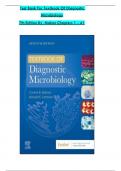 Test Bank For Textbook of Diagnostic Microbiology, 7th Edition By Connie R. Mahon,  All 1-41 Chapters Covered ,Latest Edition ISBN:9780323829977