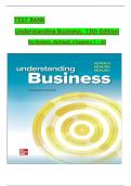 TEST BANK For Understanding Business 13th Edition by Nickels, McHugh and McHugh; ISBN: 9781260894851, All 20 Chapters Covered, Verified Latest Editiontest bank solutions manual