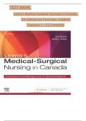 Test Bank For Lewis's Medical Surgical Nursing in Canada 5th Edition by Tyerman, Cobbett ISBN: 9780323791564, All 72 Chapters Covered, Verified Latest Edition