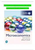 TEST BANK For Microeconomics Global Edition 9th Edition by Jeffrey M. Perloff, Verified Chapters 1 - 20, Complete Newest Version