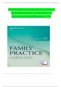 TEST BANKS For Family Practice Guidelines, 6th Edition by Jill C. Cash; Cheryl A. Glass, Verified Chapters 1 - 23, Complete Newest Version