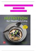 Nutrition For Healthy Living, 6th Edition TEST BANK by Schiff, Verified Chapters 1 - 13, Complete Newest Version