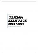 TAM2601 EXAM PACK 2024/2025