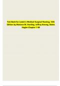 Test Bank for Lewis Medical Surgical Nursing 12th Edition by Mariann M. Harding, Jeffrey Kwong, Debra Hagler All Chapters Covered (Chapters 1 to 69) Correct Answers with Rationale | Graded A+