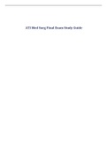 ATI Med Surg Final Exam Study Guide 2019/ATI Med Surg Final Exam Study Guide 2019