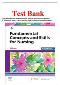 Fundamental Concepts and Skills for Nursing 6th Edition by Patricia A. Williams||Chapter 1-41||Complete Guide A+||Answers and Rationales