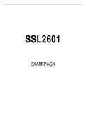 SSL2601 EXAM PACK 2022