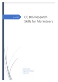 OE106 Marketing research tentamenuitwerking