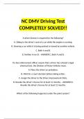 NC DMV Driving Test COMPLETELY SOLVED!!