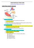 Adult Health Quiz 3 Study Guide