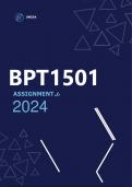 BPT1501 Assignment 6 (COMPLETE ANSWERS) Semester 2 2024