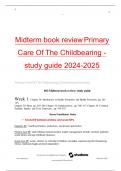 Midterm book review Primary Care Of The Childbearing - study guide 2024-2025