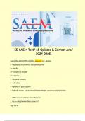 ED SAEM Test/ 68 Quizzes & Correct Ans/ 2024-2025.  