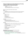 NRNP 6550-Week 4 - Conditions of the Cardiovascular System 2 /Week #4 - Conditions of the Cardiovascular System 2(i-Human Alvin Stafford)LATEST 2022 GRADED A+