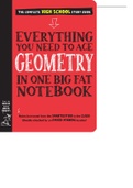 Everything You Need to Ace Geometry in One Big Fat Notebook