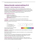 Samenvatting  Natuurkunde vwo 3 H 6